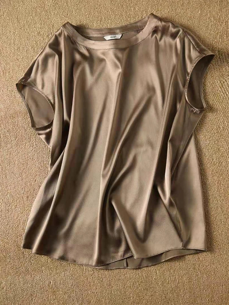 Women’s Silk Thin Short Sleeve Tee