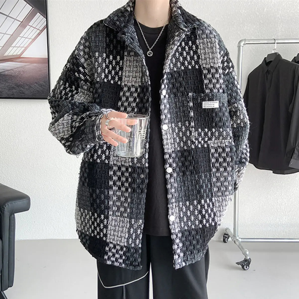 Men’s Retro Plaid Jacket