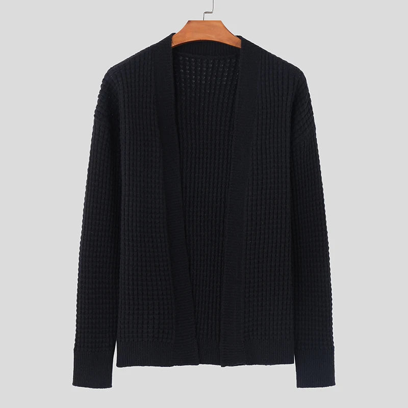 Men’s Fashion Hollow Design Cardigan