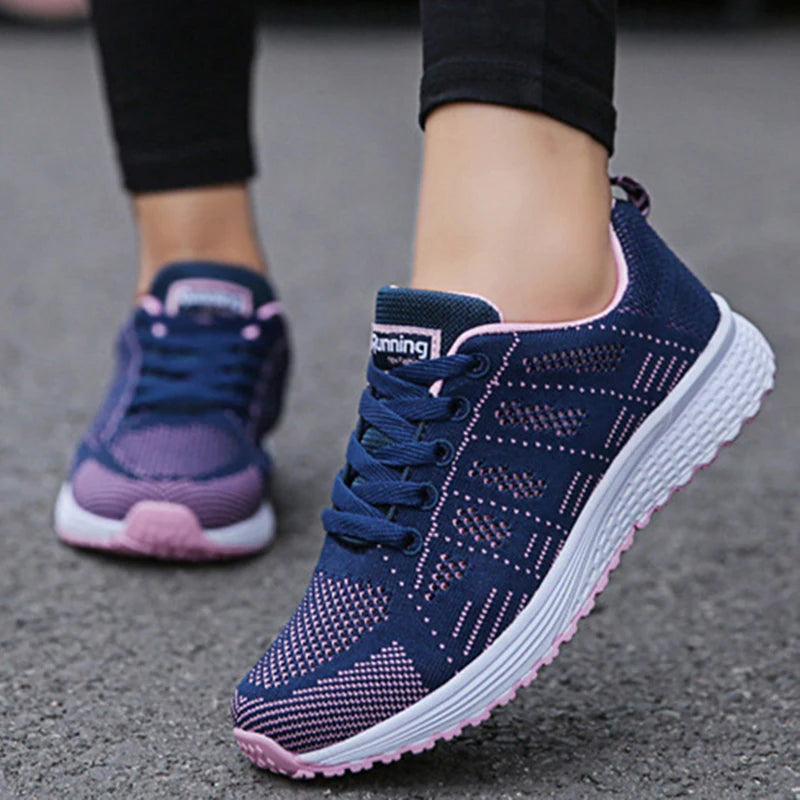 Pair of Women's Fashion Platform Sneakers