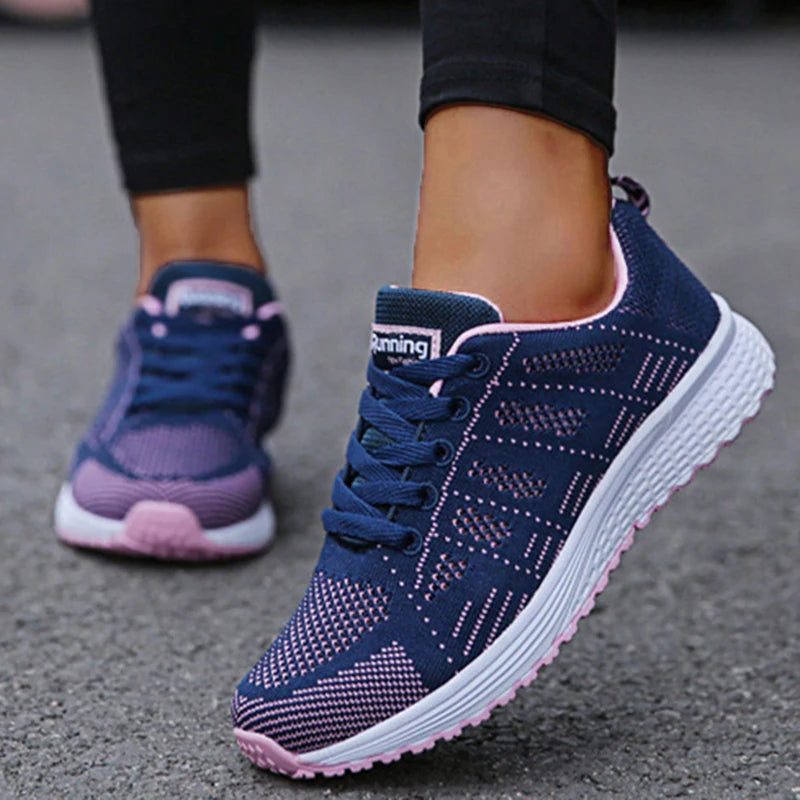 Pair of Women's Fashion Platform Sneakers