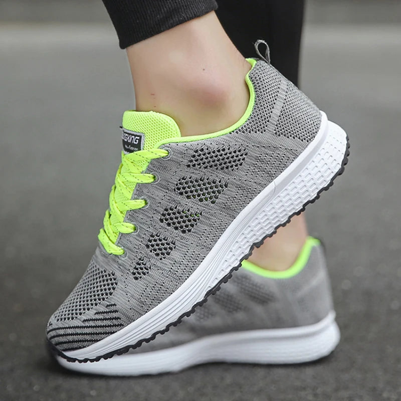 Pair of Women's Fashion Platform Sneakers