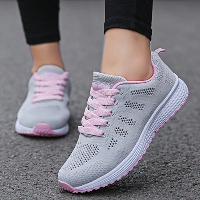 Pair of Women's Fashion Platform Sneakers