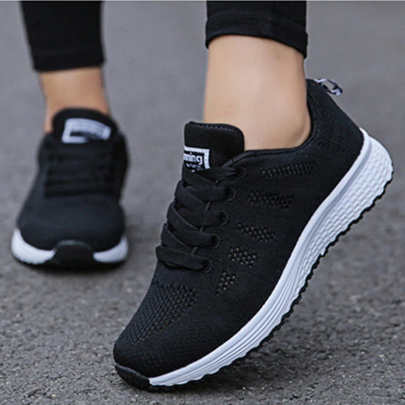Pair of Women's Fashion Platform Sneakers