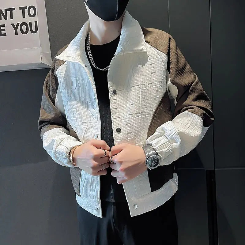 Men’s Light Luxury Lapel Collar Jacket