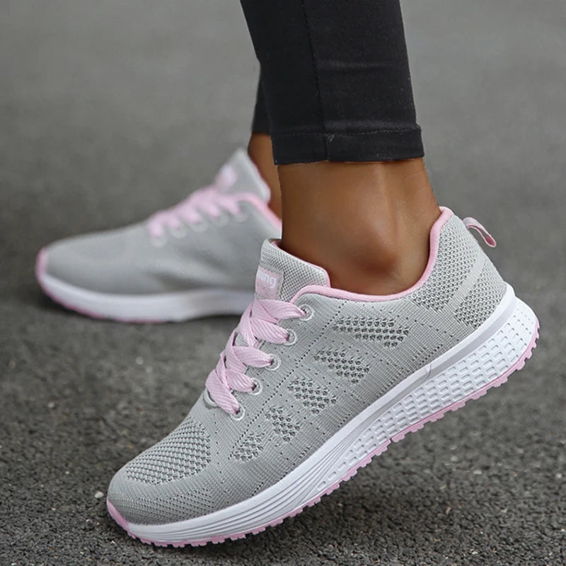 Pair of Women's Fashion Platform Sneakers