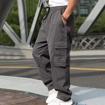 Men’s Loose Straight-Leg Casual Pants