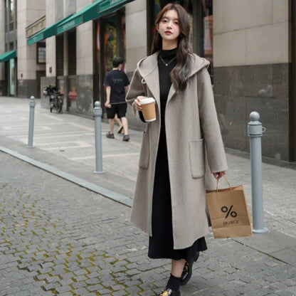Women’s Hooded Long Coat