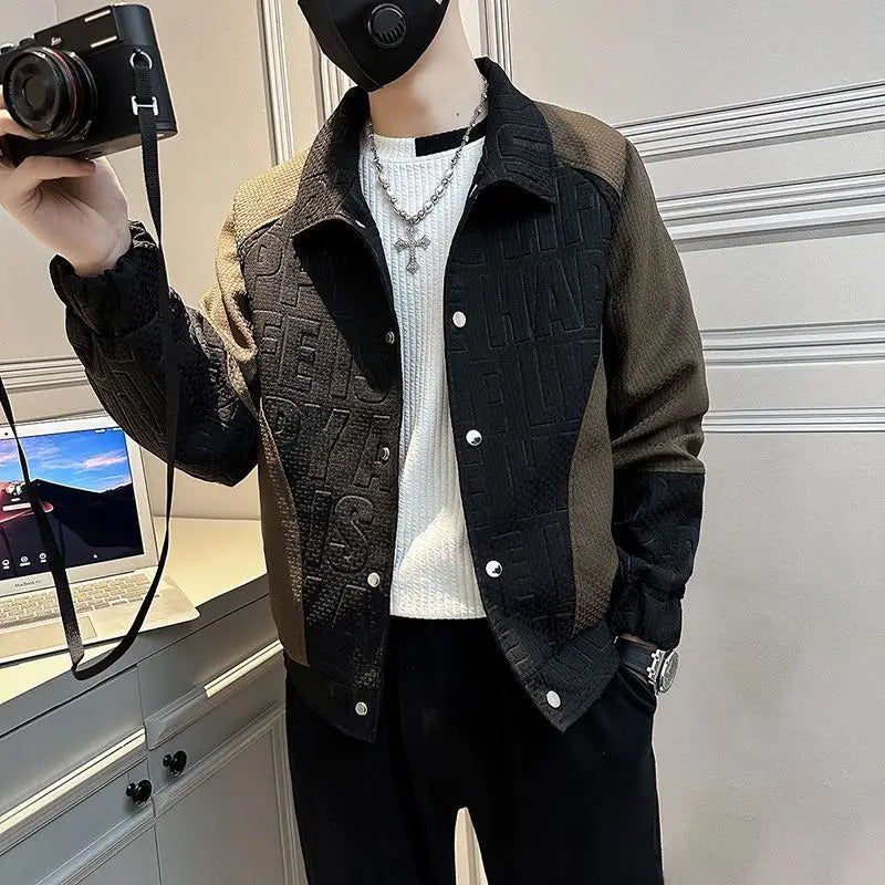 Men’s Light Luxury Lapel Collar Jacket
