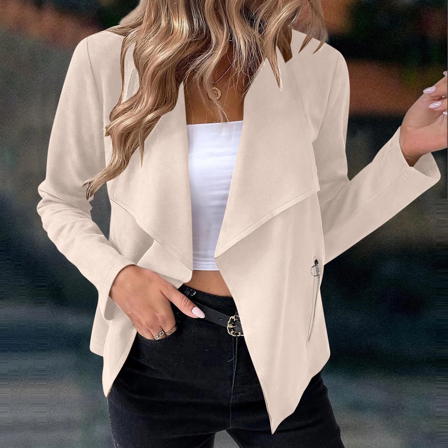 Vintage Suede Slim Short Jacket