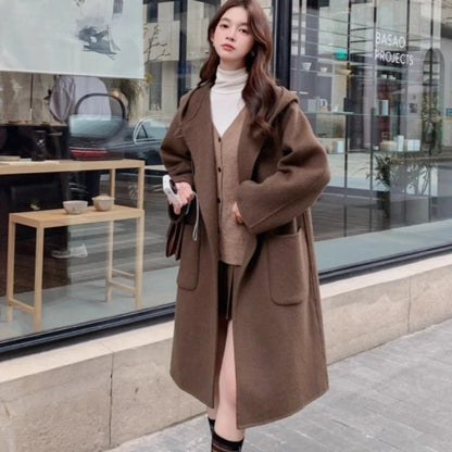 Women’s Hooded Long Coat