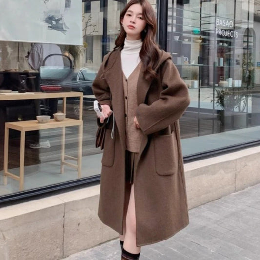 Women’s Hooded Long Coat