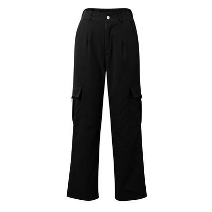 Women’s High-Waist Cargo Parachute Pants