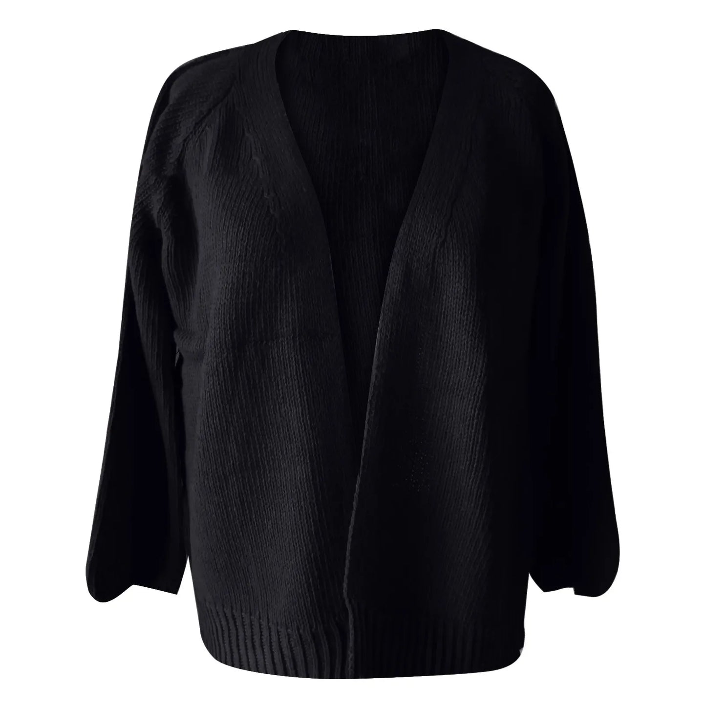 Women's Open-Front Knitted Cardigan