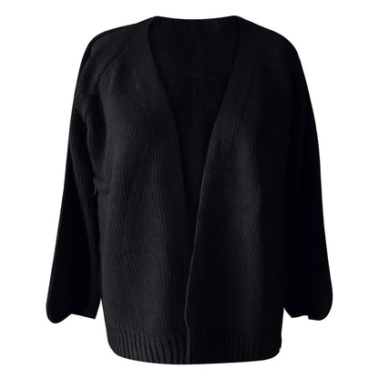 Women's Open-Front Knitted Cardigan