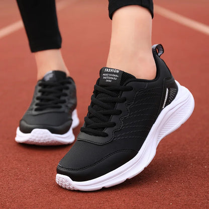 Pair of Women's Lace-Up Sneakers