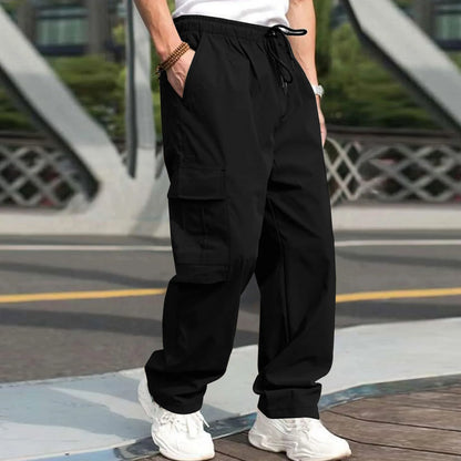 Men’s Loose Straight-Leg Casual Pants