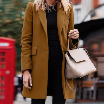 Women’s Long Blazer Trench Coat