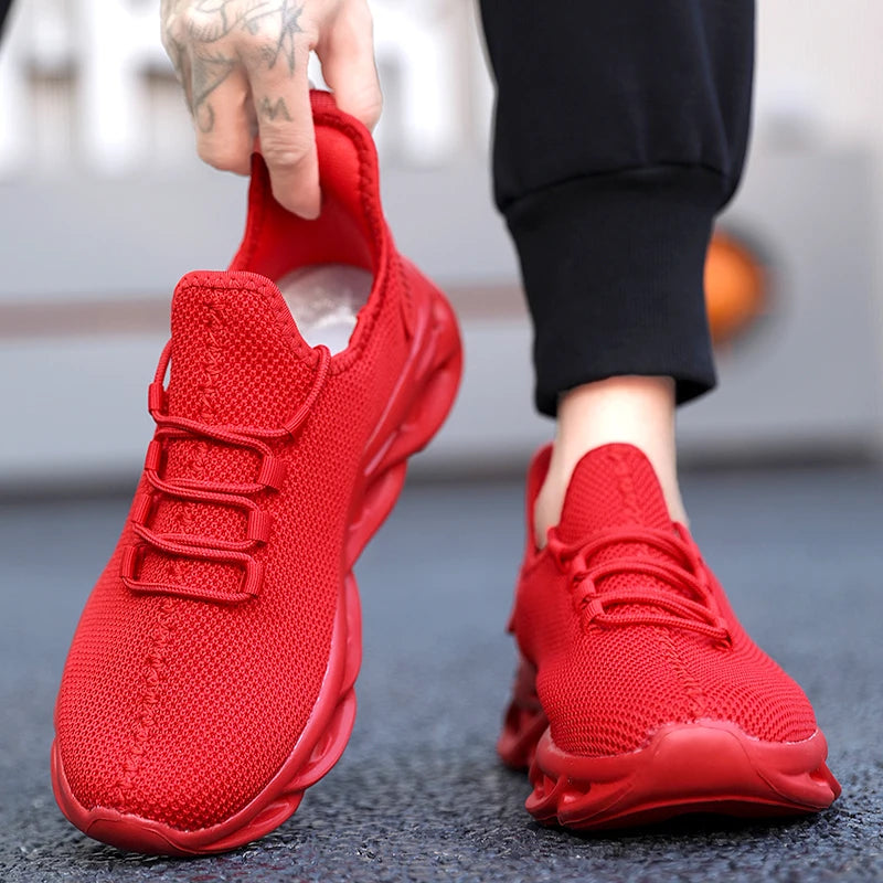 Pair of Men’s Breathable Running Shoes