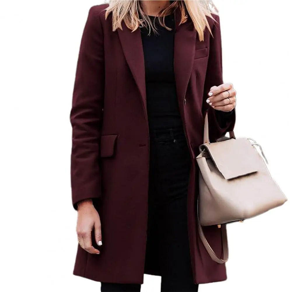 Women’s Long Blazer Trench Coat