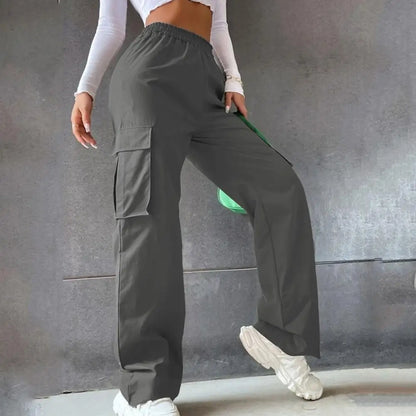 Women’s Cargo Trousers  Wide Leg Joggers