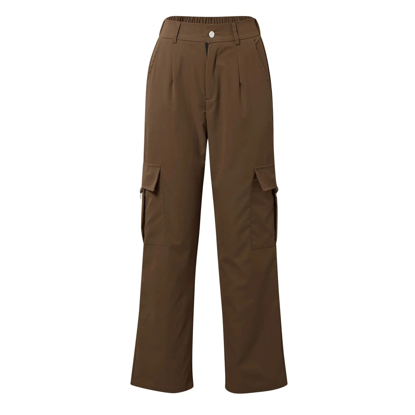 Women’s High-Waist Cargo Parachute Pants