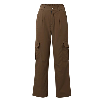 Women’s High-Waist Cargo Parachute Pants
