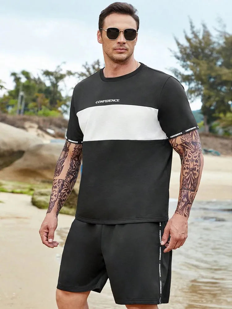 Men’s 3D Print Summer Sportswear Set