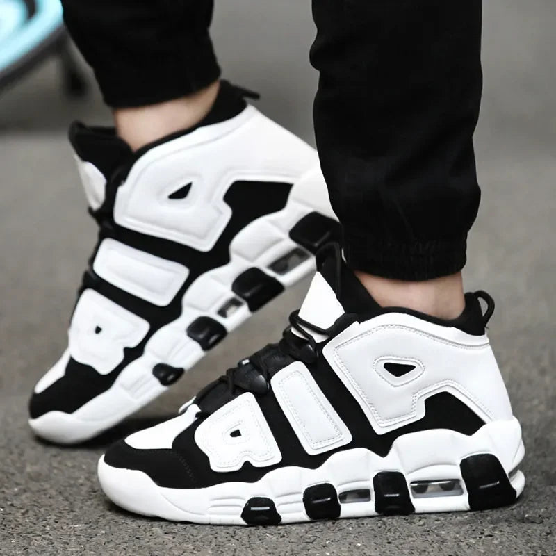 Pair of Men’s High-Top Running Sneakers