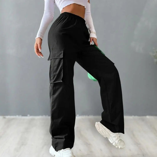 Women’s Cargo Trousers  Wide Leg Joggers