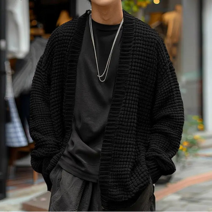 Men’s Fashion Hollow Design Cardigan