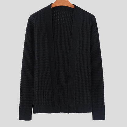 Men’s Fashion Hollow Design Cardigan