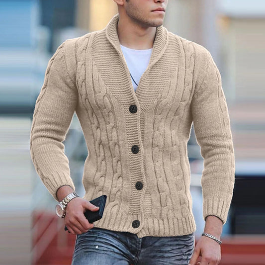 Men’s Fashion Knitted Cardigan Sweater
