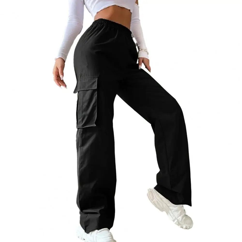 Women’s Cargo Trousers  Wide Leg Joggers