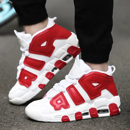 Pair of Men’s High-Top Running Sneakers