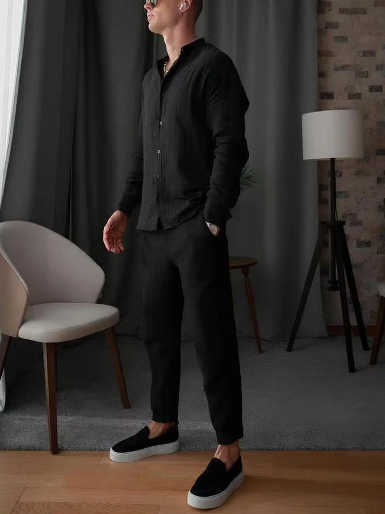 Men’s Cotton Two-Piece Suit