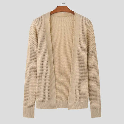 Men’s Fashion Hollow Design Cardigan