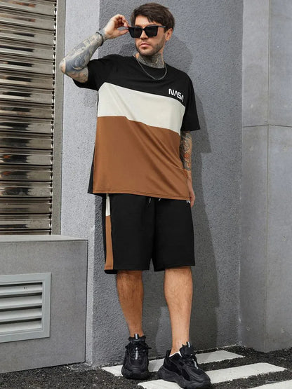 Men’s 3D Print Summer Sportswear Set