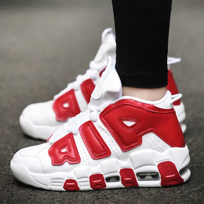 Pair of Men’s High-Top Running Sneakers