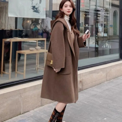 Women’s Hooded Long Coat