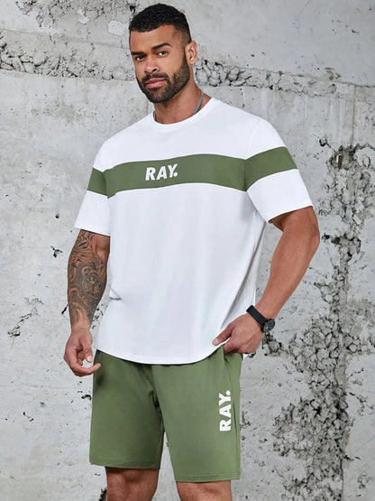 Men’s 3D Print Summer Sportswear Set