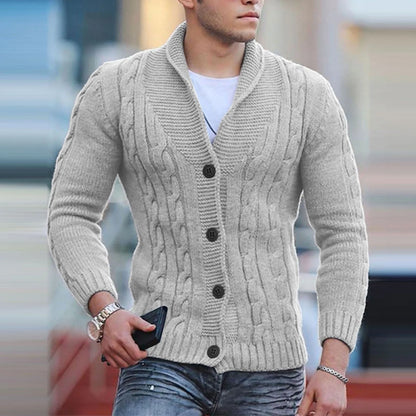 Men’s Fashion Knitted Cardigan Sweater