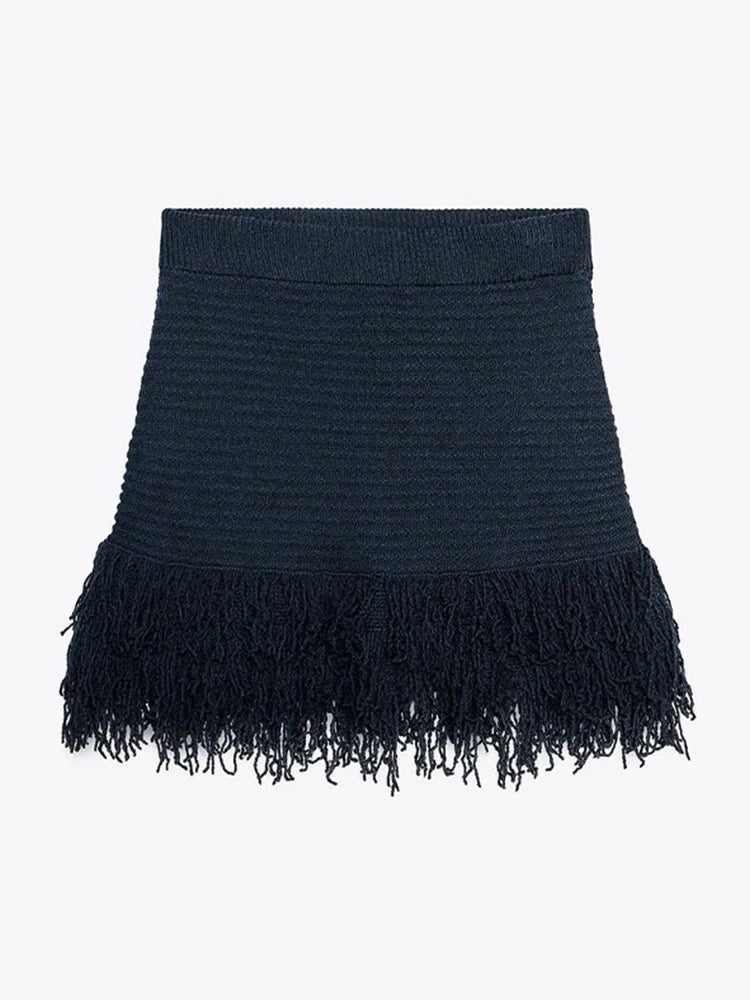 Knitted Hollow-Out Single-Breasted Cardigan