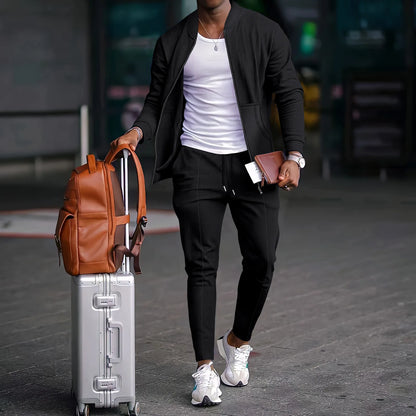 Autumn Winter Men's Casual Blazer Set  