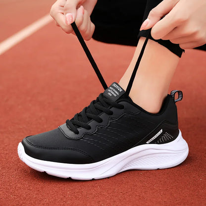 Pair of Women's Lace-Up Sneakers