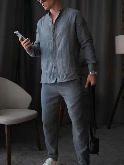 Men’s Cotton Two-Piece Suit