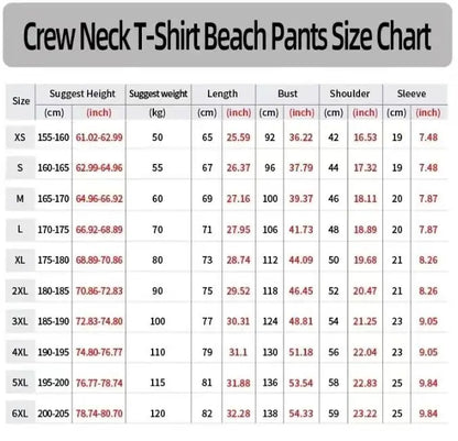 Men’s 3D Print Summer Sportswear Set