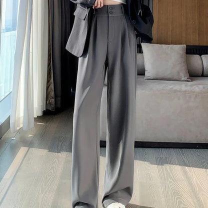 Elegant Wide-Leg High-Waist Pants