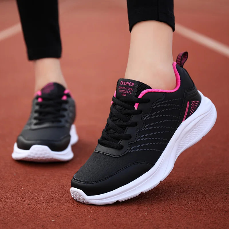Pair of Women's Lace-Up Sneakers