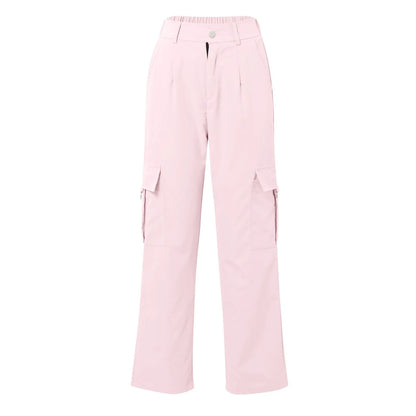 Women’s High-Waist Cargo Parachute Pants